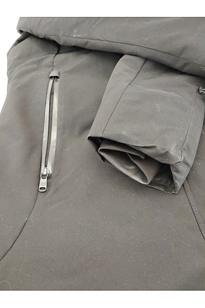Khujo Dámská černá zimní dlouhá parka se zipem Velikost MEDIUM | Khujo | obrázek 11