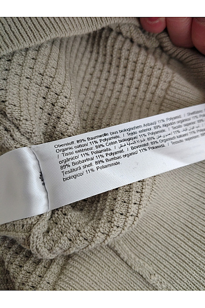 Pánské bavlněné polo tričko khaki s krátkým rukávem a knoflíky Vel. M | Unimoda | obrázek 7