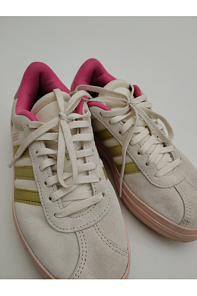 ADIDAS Dámské tenisky VL Court Bold Béžové Růžové Žluté Velikost FR 36 | ADIDAS | obrázek 5