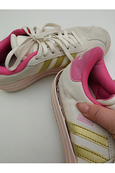 ADIDAS Dámské tenisky VL Court Bold Béžové Růžové Žluté Velikost FR 36 | ADIDAS | obrázek 9