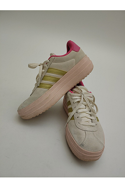 ADIDAS Dámské tenisky VL Court Bold Béžové Růžové Žluté Velikost FR 36 | ADIDAS | obrázek 10
