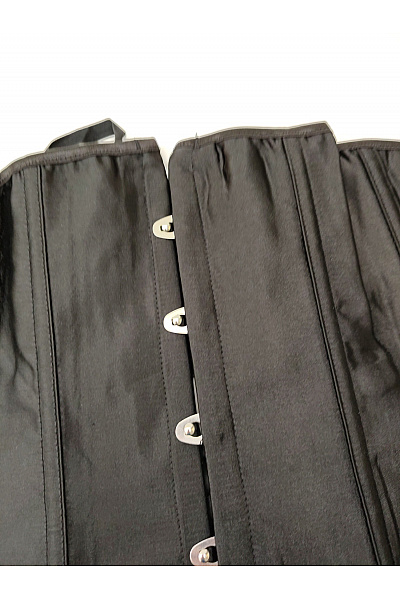 Dámský černý korzet s tangami luxusní spodní prádlo Vel. XL | Unimoda | obrázek 4