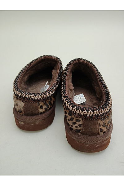 UGG Hnědé leopardí nazouvací válenky s kožíškem Velikost EU 38 | UGG | obrázek 4