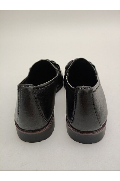 TAMARIS Dámské černé kožené polobotky nazouvací elegantní vycházkové Velikost EU 37 | TAMARIS | obrázek 4