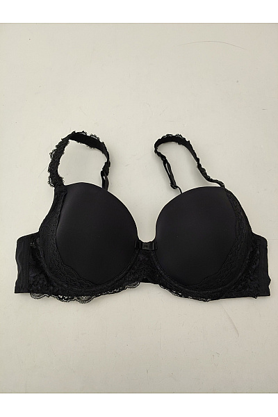 Černá krajková push up podprsenka s kosticemi | Unimoda | obrázek 2