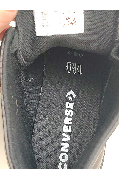 CONVERSE Pánské tenisky Černé kožené kotníkové šněrovací vycházkové Vel. EU 42.5 | CONVERSE | obrázek 8