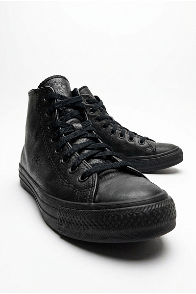 CONVERSE Pánské Tenisky Černé Kožené Kotníkové šněrovací Vycházkové Vel. EU 42.5