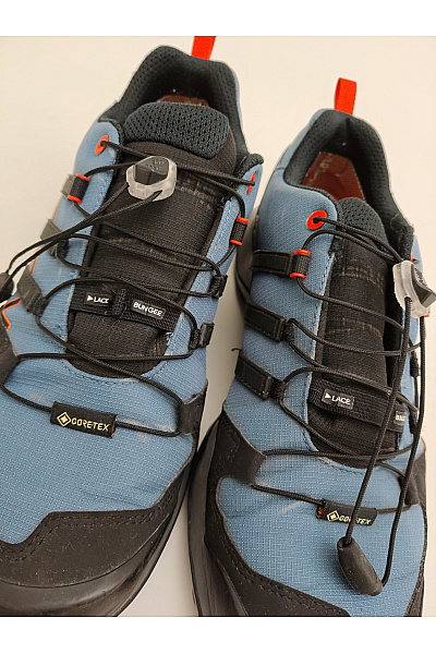 ADIDAS Pánské modré outdoorové trekingové boty s membránou Velikost US 9 | ADIDAS | obrázek 6