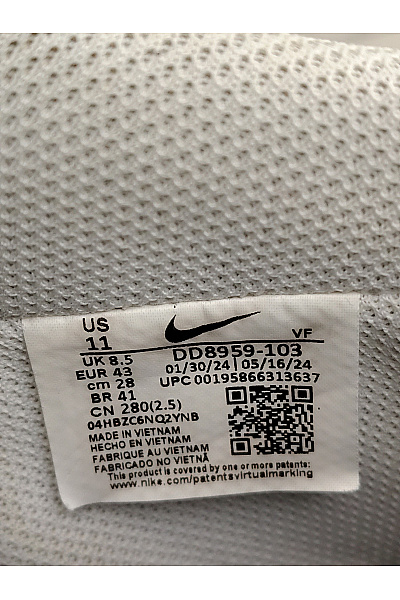 Nike Pánské tenisky Air Force 1 '07 Černobílé Vel. EU 43 | Nike | obrázek 7