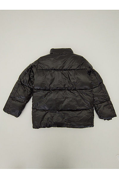 VERO MODA Dámská černá prošívaná puffer bunda se zipem Velikost EU M/T | VERO MODA | obrázek 5