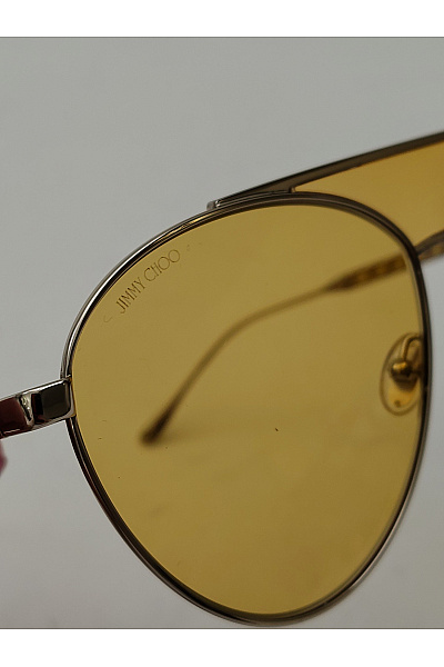 Jimmy choo Žluté pilotky sluneční brýle luxusní | jimmy choo | obrázek 8