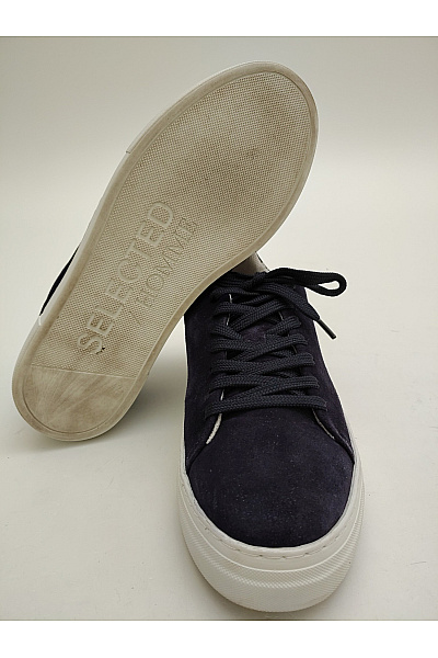 SELECTED Pánské tenisky Homme SLHDavid Chunky Suede Sneaker Modré Velikost EU 42 | SELECTED | obrázek 5