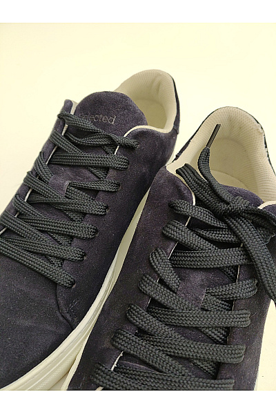 SELECTED Pánské tenisky Homme SLHDavid Chunky Suede Sneaker Modré Velikost EU 42 | SELECTED | obrázek 6