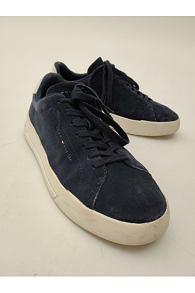 TOMMY HILFIGER Pánské tenisky TH Court Suede Modré Béžové Vel. EU 43 | TOMMY HILFIGER | obrázek 4