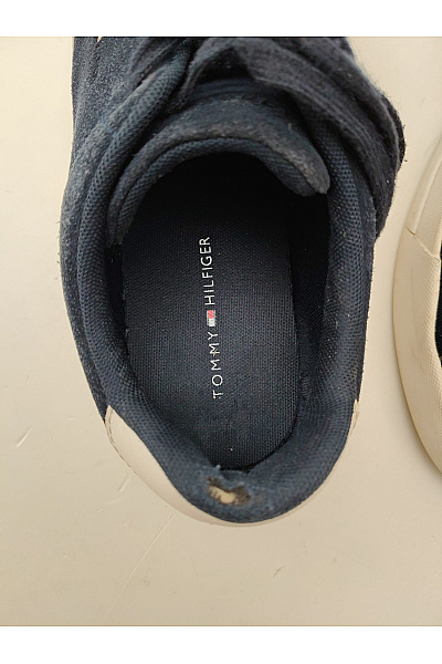TOMMY HILFIGER Pánské tenisky TH Court Suede Modré Béžové Vel. EU 43 | TOMMY HILFIGER | obrázek 6