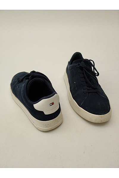 TOMMY HILFIGER Pánské tenisky TH Court Suede Modré Béžové Vel. EU 43 | TOMMY HILFIGER | obrázek 7