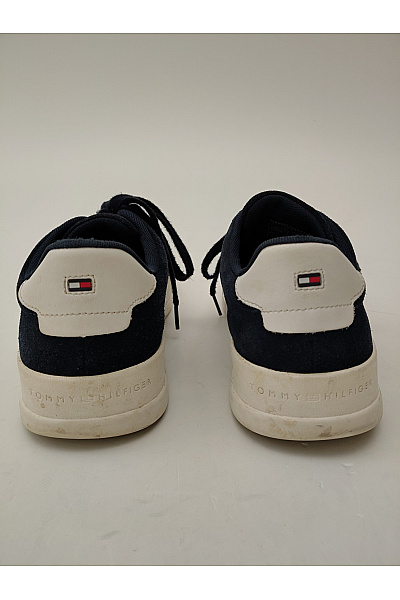 TOMMY HILFIGER Pánské tenisky TH Court Suede Modré Béžové Vel. EU 43 | TOMMY HILFIGER | obrázek 11