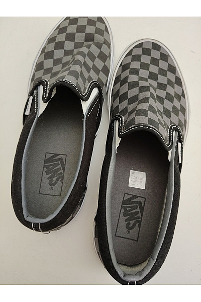 Vans Pánské tenisky Classic Slip-On Checkerboard Black/Pewter Černé Šedé Vel. EU 42 | Vans | obrázek 7