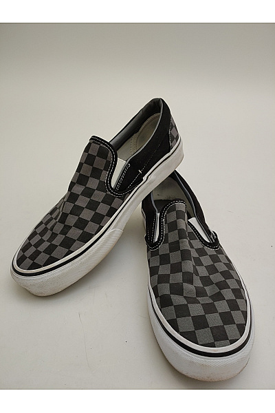 Vans Pánské tenisky Classic Slip-On Checkerboard Black/Pewter Černé Šedé Vel. EU 42 | Vans | obrázek 10