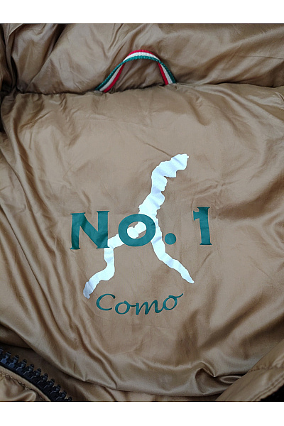 No 1. Como Dámská dlouhá prošívaná zimní bunda s kapucí hnědá Vel. M | No 1. Como | obrázek 7