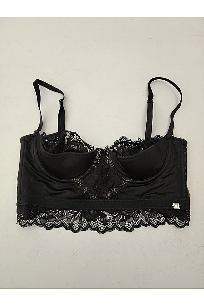 Černá krajková korzetová podprsenka braletového střihu | Unimoda | obrázek 2