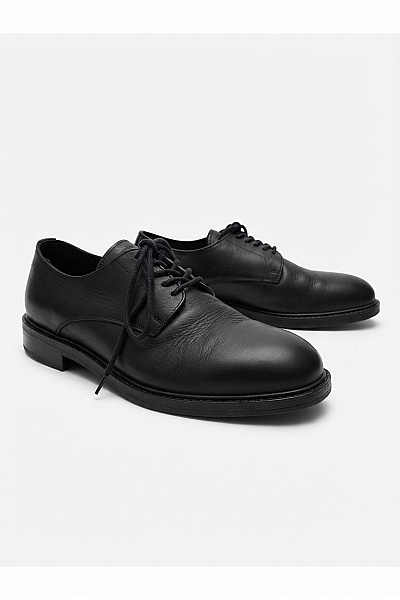 SELECTED Pánské černé šněrovací Polobotky Elegantní Vycházkové Velikost EU 43