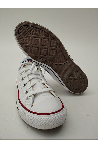 CONVERSE Dámské tenisky Chuck Taylor All Star Leather Ox Bílé Velikost 40 | CONVERSE | obrázek 3