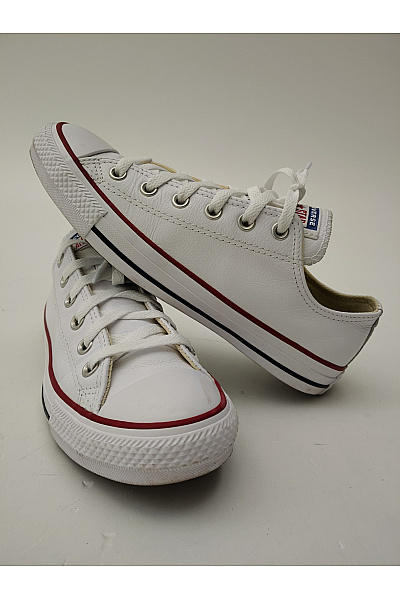 CONVERSE Dámské tenisky Chuck Taylor All Star Leather Ox Bílé Velikost 40 | CONVERSE | obrázek 4