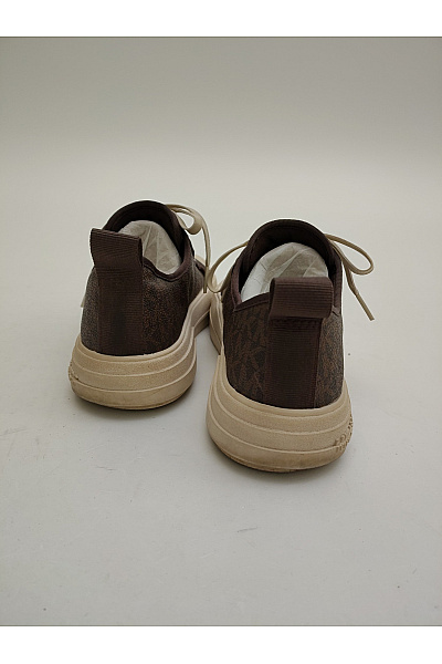 MICHAEL KORS Dámské tenisky Jude Signature Logo Sneaker Hnědé Béžové Velikost US 7M | MICHAEL KORS | obrázek 3