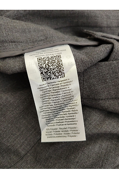 VERO MODA Šedé elegantní společenské kalhoty s širokými nohavicemi a puky Velikost EU M/32 | VERO MODA | obrázek 8