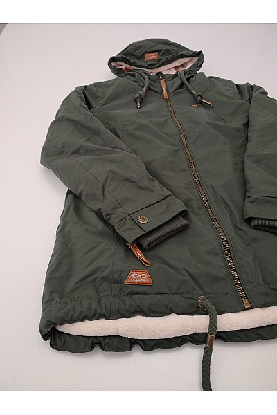 Ragwear Dámská khaki parka s kapucí a zateplením Velikost L | ragwear | obrázek 2