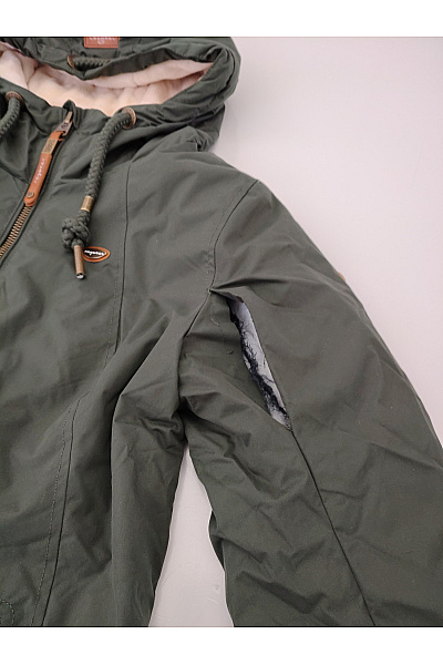Ragwear Dámská khaki parka s kapucí a zateplením Velikost L | ragwear | obrázek 3