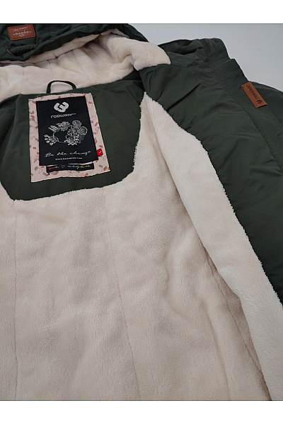 Ragwear Dámská khaki parka s kapucí a zateplením Velikost L | ragwear | obrázek 9
