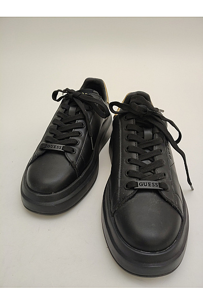 Guess Pánské tenisky černé kožené na platformě se zlatými detaily Velikost EU 42 | Guess | obrázek 3