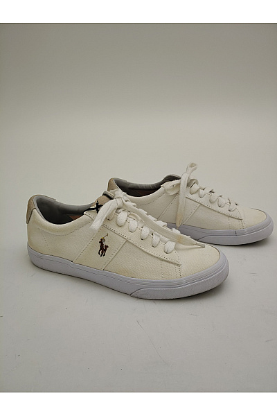 Ralph Lauren Dámské tenisky Polo Sayer Canvas Sneaker Bílé Béžové Vel. EU 41 | Ralph Lauren | obrázek 2