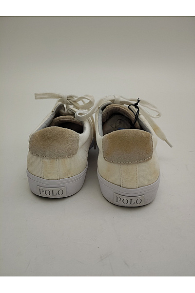 Ralph Lauren Dámské tenisky Polo Sayer Canvas Sneaker Bílé Béžové Vel. EU 41 | Ralph Lauren | obrázek 4