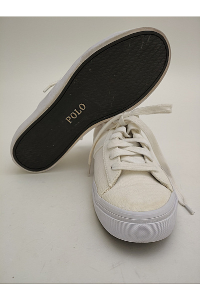 Ralph Lauren Dámské tenisky Polo Sayer Canvas Sneaker Bílé Béžové Vel. EU 41 | Ralph Lauren | obrázek 5
