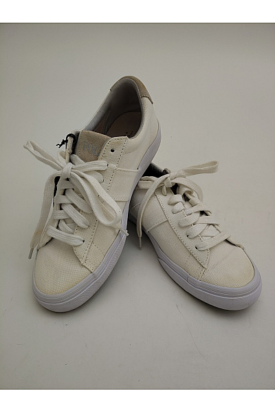 Ralph Lauren Dámské tenisky Polo Sayer Canvas Sneaker Bílé Béžové Vel. EU 41 | Ralph Lauren | obrázek 9