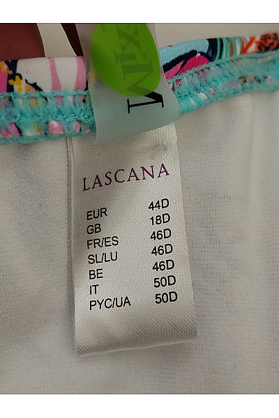 Lasca Dámská květinová plavková podprsenka za krk s kosticemi Velikost EU 44D | Lasca | obrázek 9