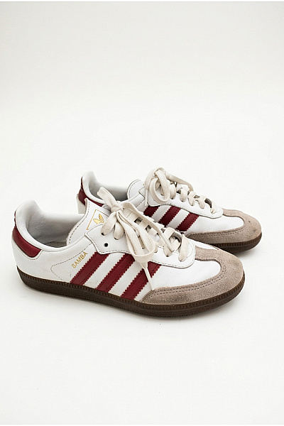 ADIDAS Tenisky Dámské Bílé šněrovací Semišové Volnočasové S Kulatou špičkou Velikost EU 36