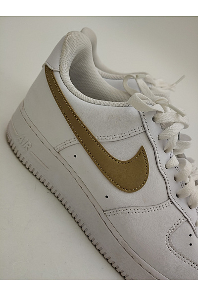 Nike Pánské tenisky bílé zlaté šněrovací volnočasové Vel. US 9.5 | Nike | obrázek 7