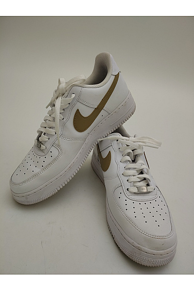 Nike Pánské tenisky bílé zlaté šněrovací volnočasové Vel. US 9.5 | Nike | obrázek 9