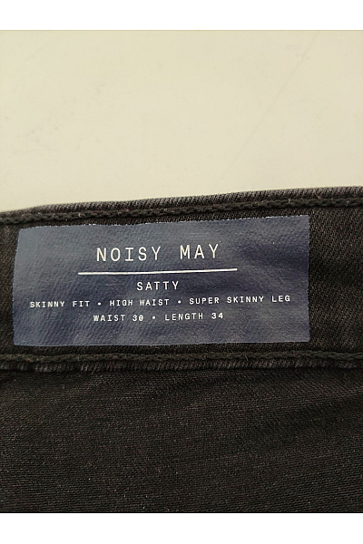 Noisy May Dámské černé bavlněné džíny s vysokým pasem Vel. WAIST 30 LENGTH 34 | Noisy May | obrázek 7