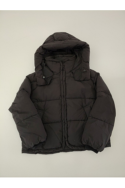 ONLY Dámská černá Prošívaná Puffer Bunda S Kapucí Vel. M