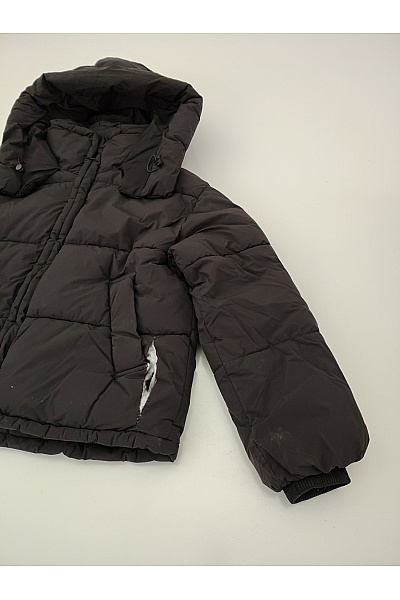 ONLY Dámská černá prošívaná puffer bunda s kapucí Vel. M | ONLY | obrázek 2