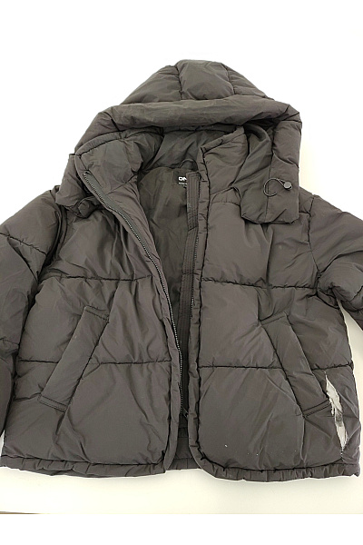 ONLY Dámská černá prošívaná puffer bunda s kapucí Vel. M | ONLY | obrázek 5