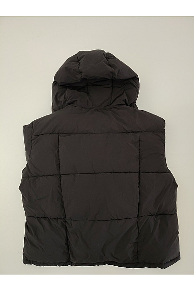 ONLY Dámská černá prošívaná puffer bunda s kapucí Vel. M | ONLY | obrázek 9