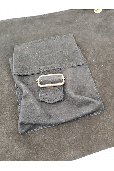 MADE IN ITALY Černá kožená kabelka smart casual | MADE IN ITALY | obrázek 5