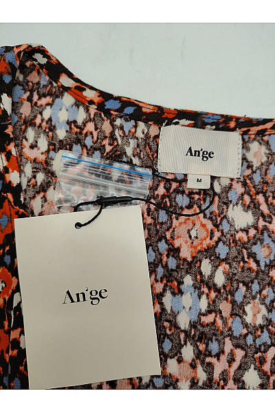 ANGE Barevné boho šaty s dlouhým rukávem do áčka Velikost M | ANGE | obrázek 7