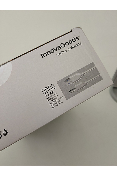 Šedé skládací kosmetické LED zrcadlo se stojánkem | Unimoda | obrázek 5